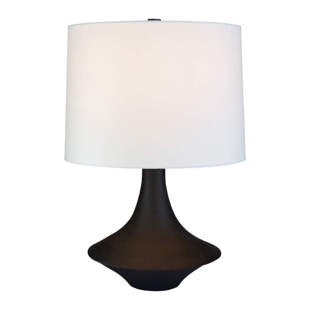 Modern European furniture - White Drum Shade Table Lamp - www.oroa.com | Oroa.com