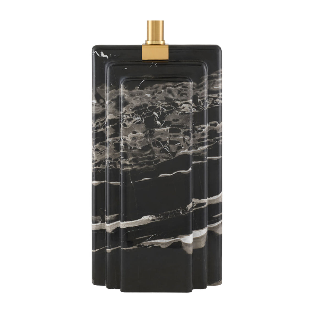 Modern European furniture - Black Marble Accent Table Lamp - www.oroa.com | Oroa.com