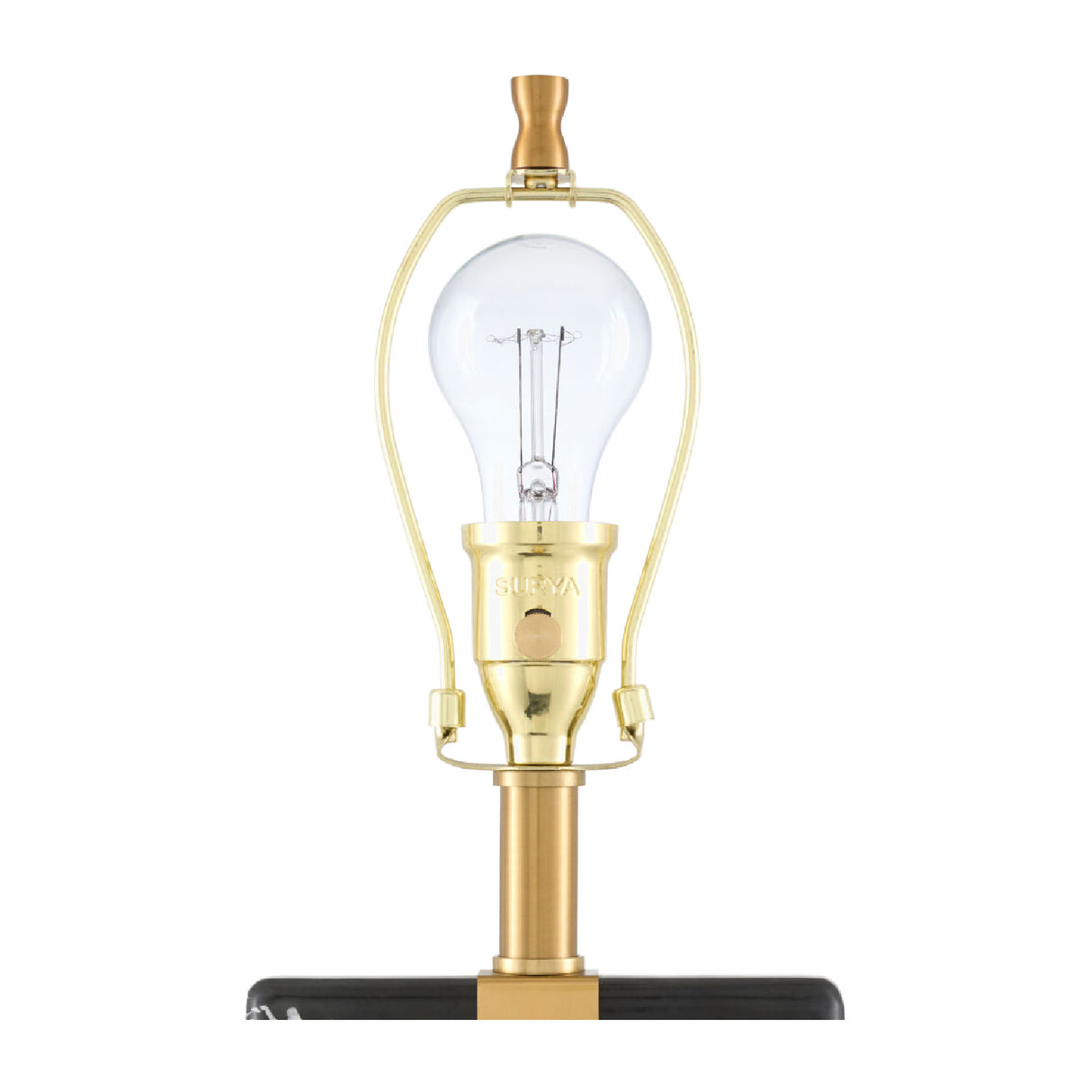 Modern European furniture - Black Marble Accent Table Lamp - www.oroa.com | Oroa.com