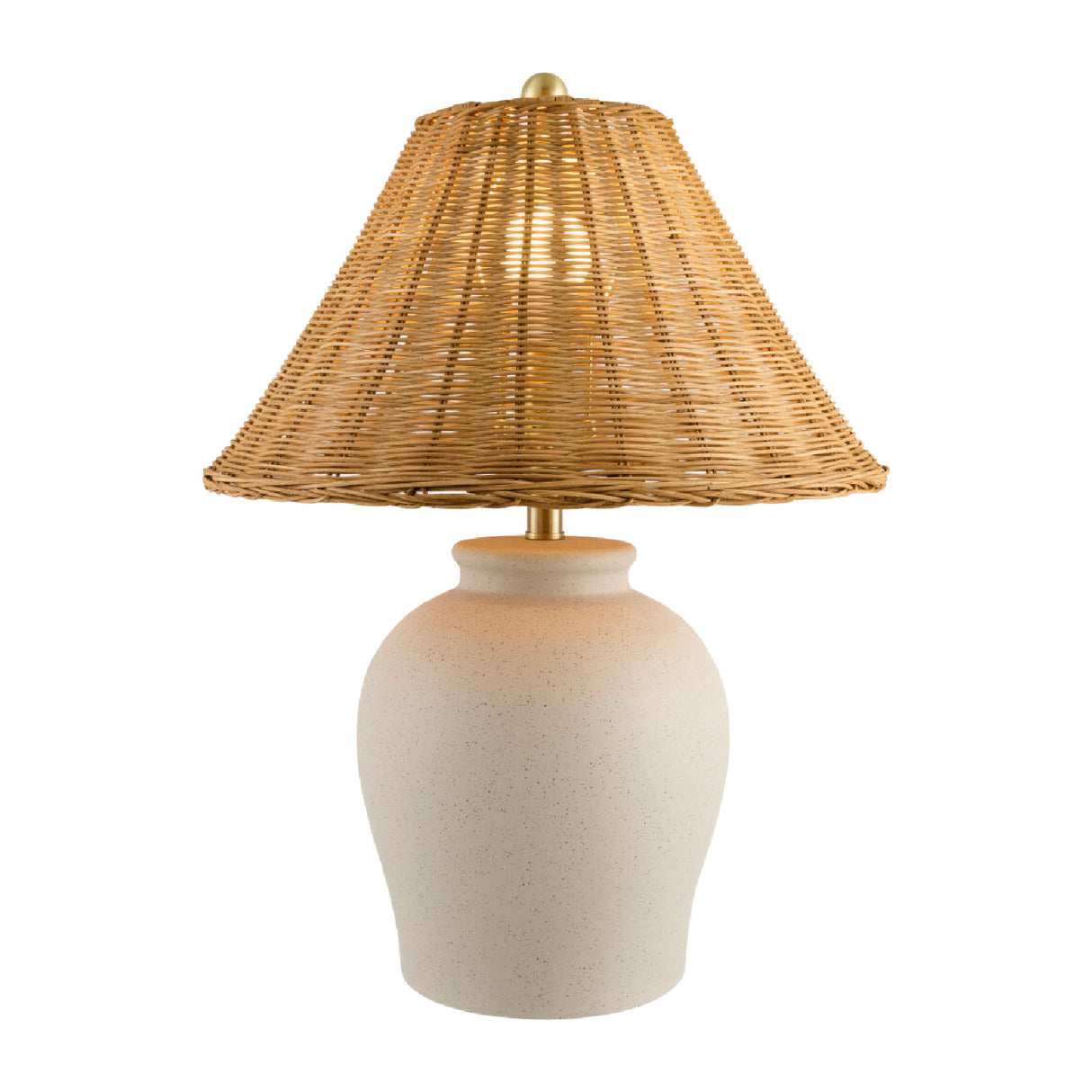 Modern European furniture - Painted Beige Ceramic Table Lamp - www.oroa.com | Oroa.com