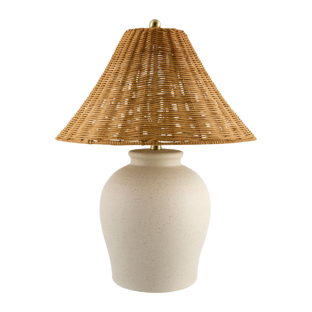 Modern European furniture - Painted Beige Ceramic Table Lamp - www.oroa.com | Oroa.com