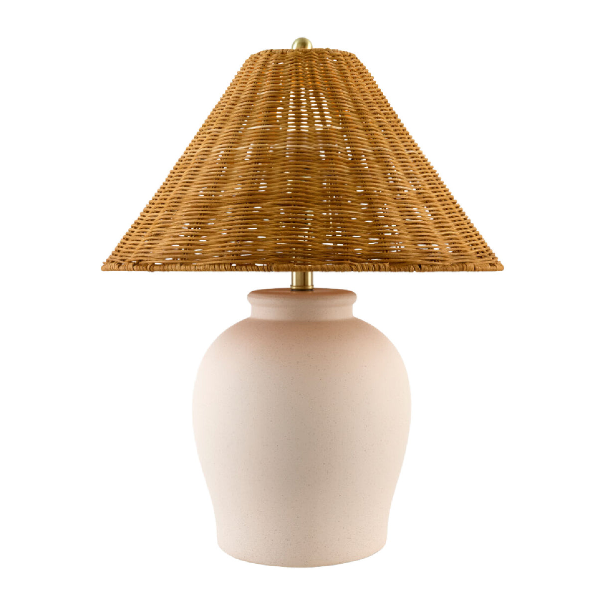 Modern European furniture - Rattan Empire Shade Table Lamp - www.oroa.com | Oroa.com