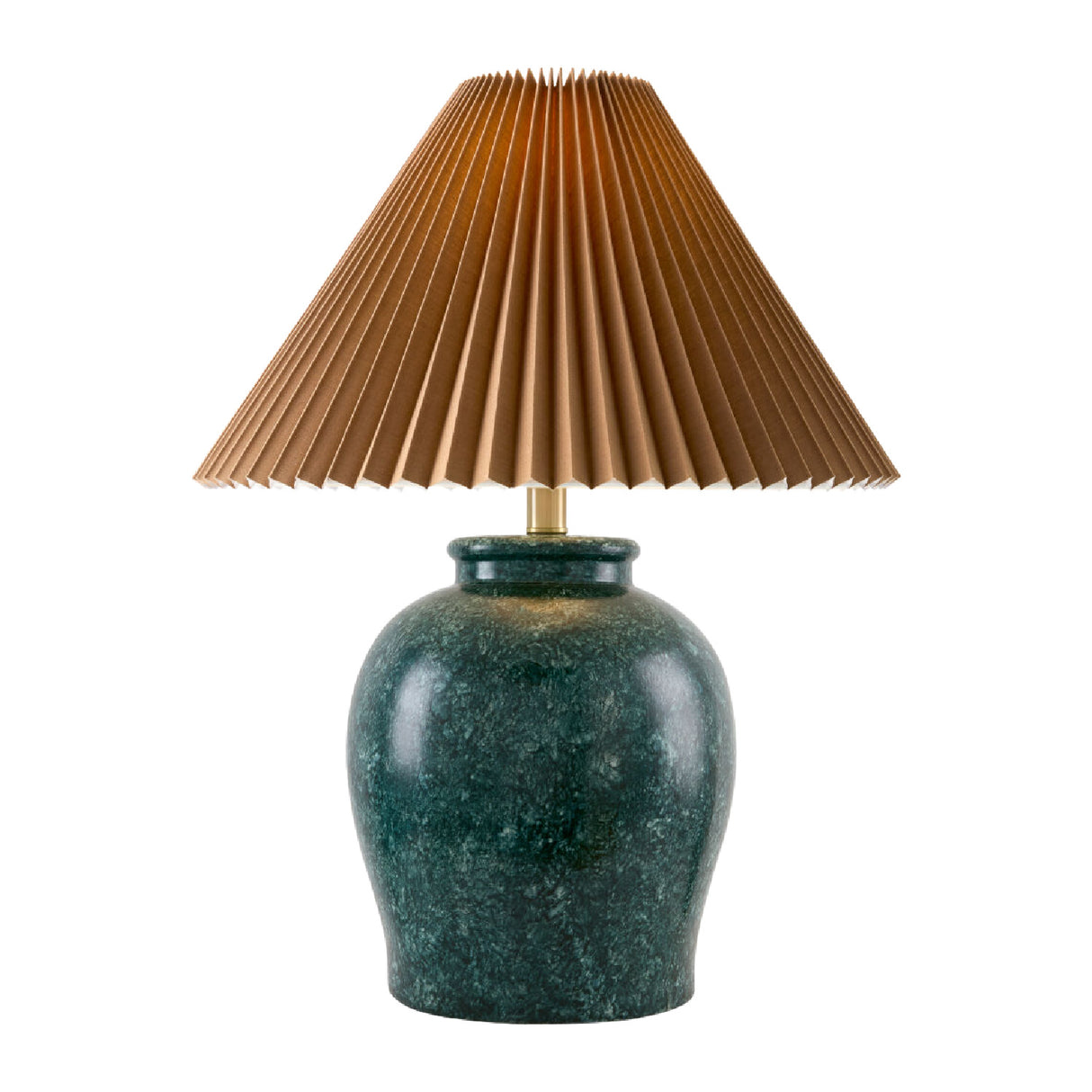 Modern European furniture - Brown Pleated Linen Table Lamp - www.oroa.com | Oroa.com