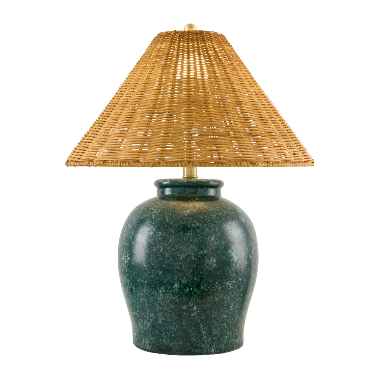 Modern European furniture - Rattan Empire Shade Table Lamp - www.oroa.com | Oroa.com