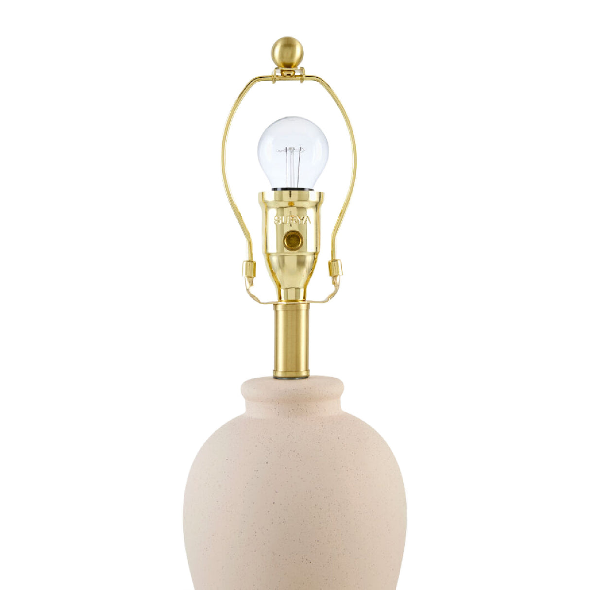 Modern European furniture - White Linen Empire Table Lamp - www.oroa.com | Oroa.com