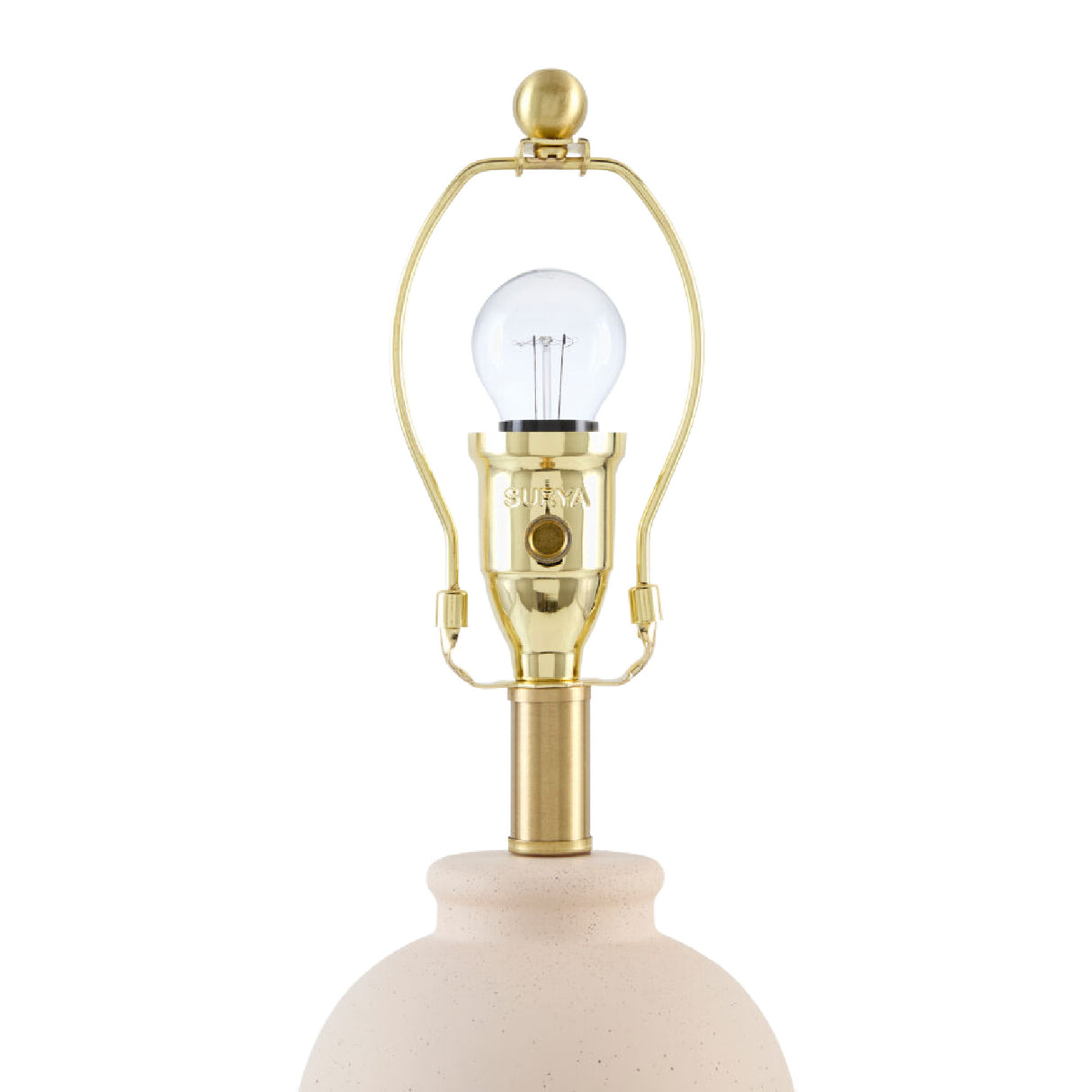 Modern European furniture - Brown Rattan Ceramic Table Lamp - www.oroa.com | Oroa.com