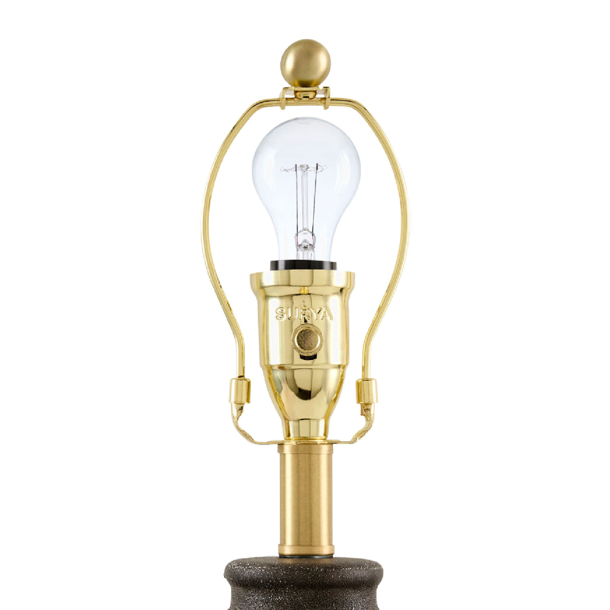 Modern European furniture - Brown Rattan Ceramic Table Lamp - www.oroa.com | Oroa.com