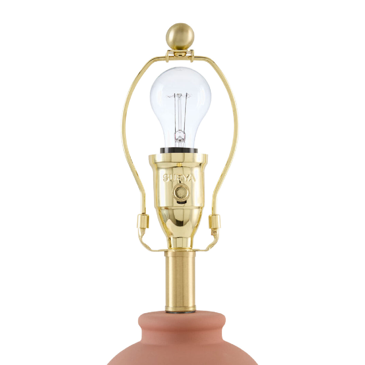 Modern European furniture - Brown Rattan Ceramic Table Lamp - www.oroa.com | Oroa.com