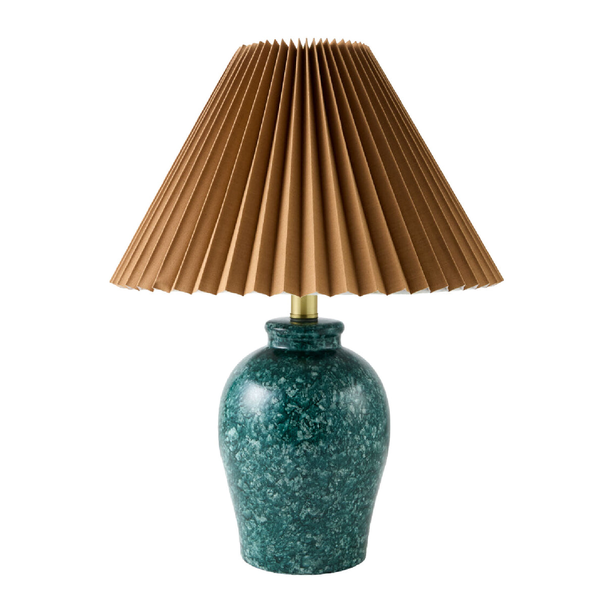 Modern European furniture - Brown Linen Pleated Table Lamp - www.oroa.com | Oroa.com