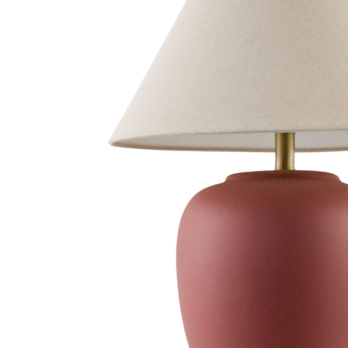 Modern European furniture - Ceramic Beige Linen Table Lamp - www.oroa.com | Oroa.com