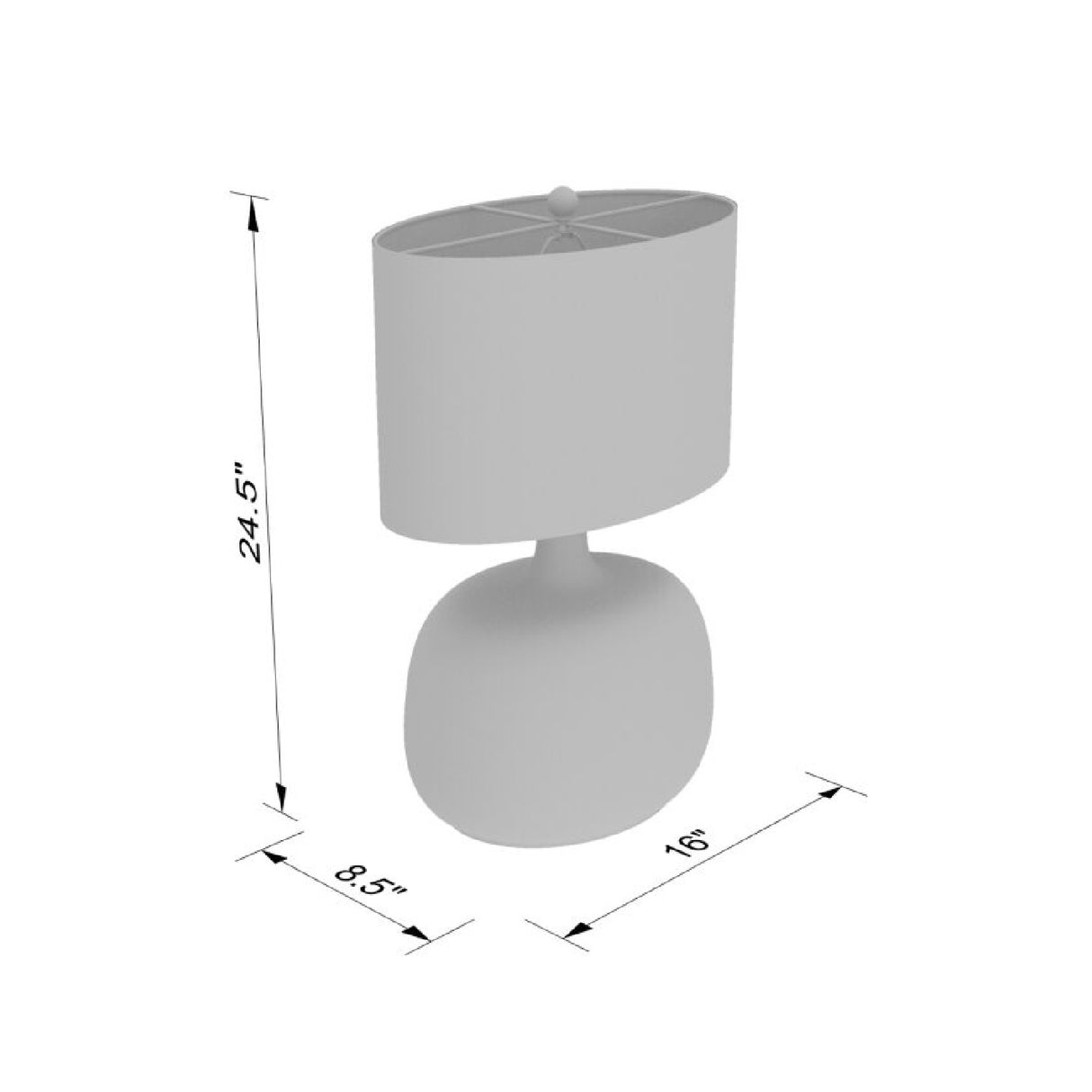 Modern European furniture - Clear Glass Table Lamp - www.oroa.com | Oroa.com