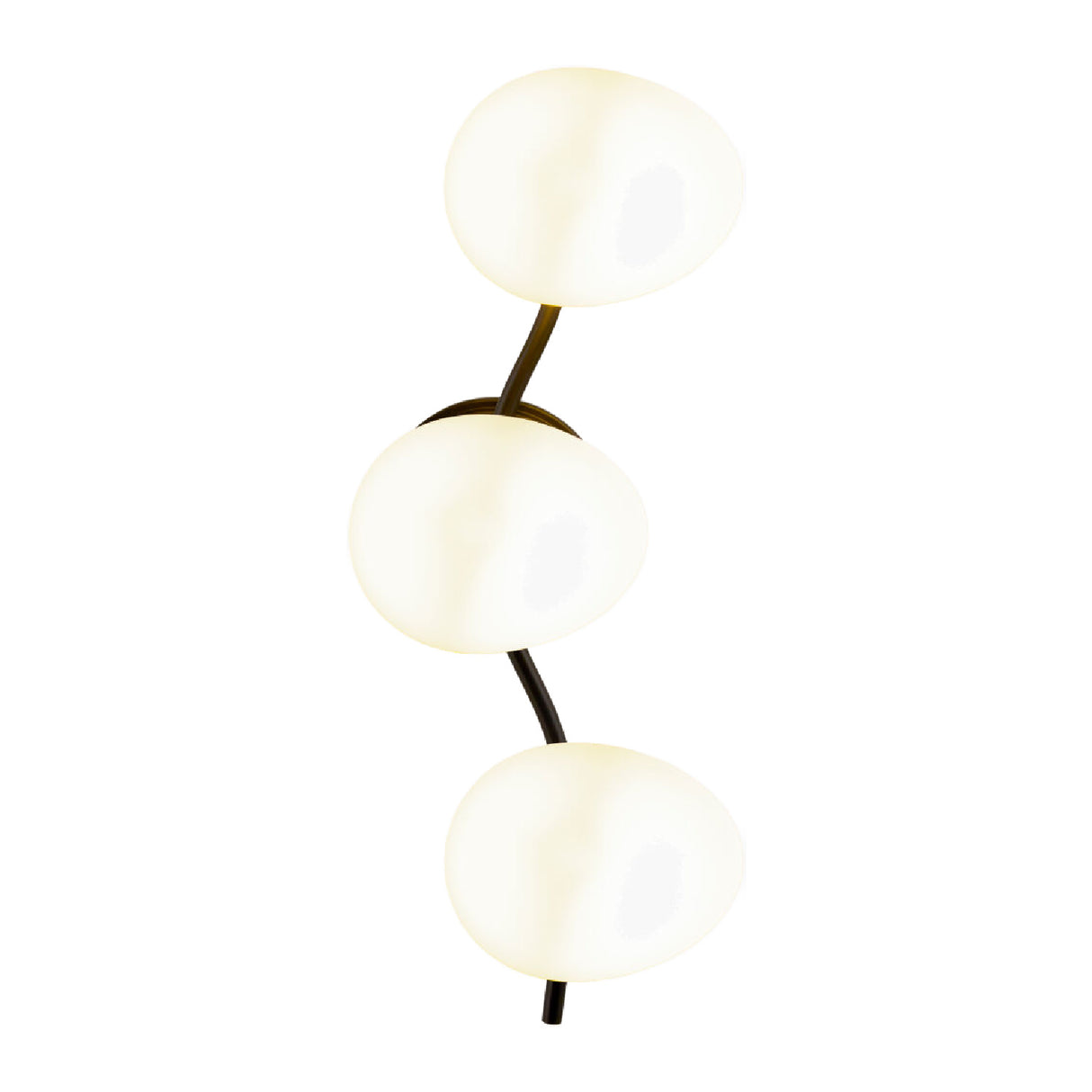 Modern European furniture - 3-Light White Glass Wall Lamp - www.oroa.com | Oroa.com