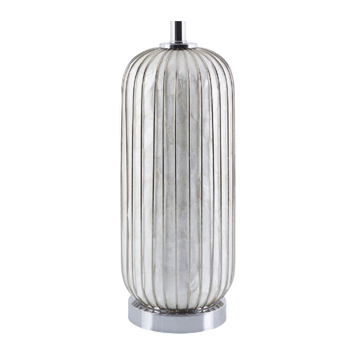 Modern European furniture - White Shell Accent Table Lamp - www.oroa.com | Oroa.com