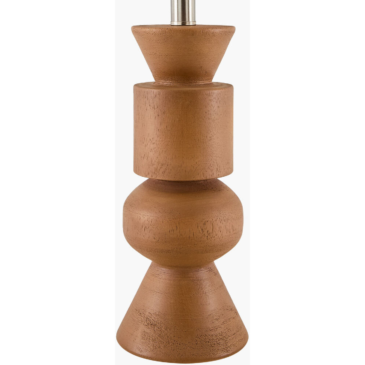 Modern European furniture - Brown Geometrical Accent Table Lamp - www.oroa.com | Oroa.com