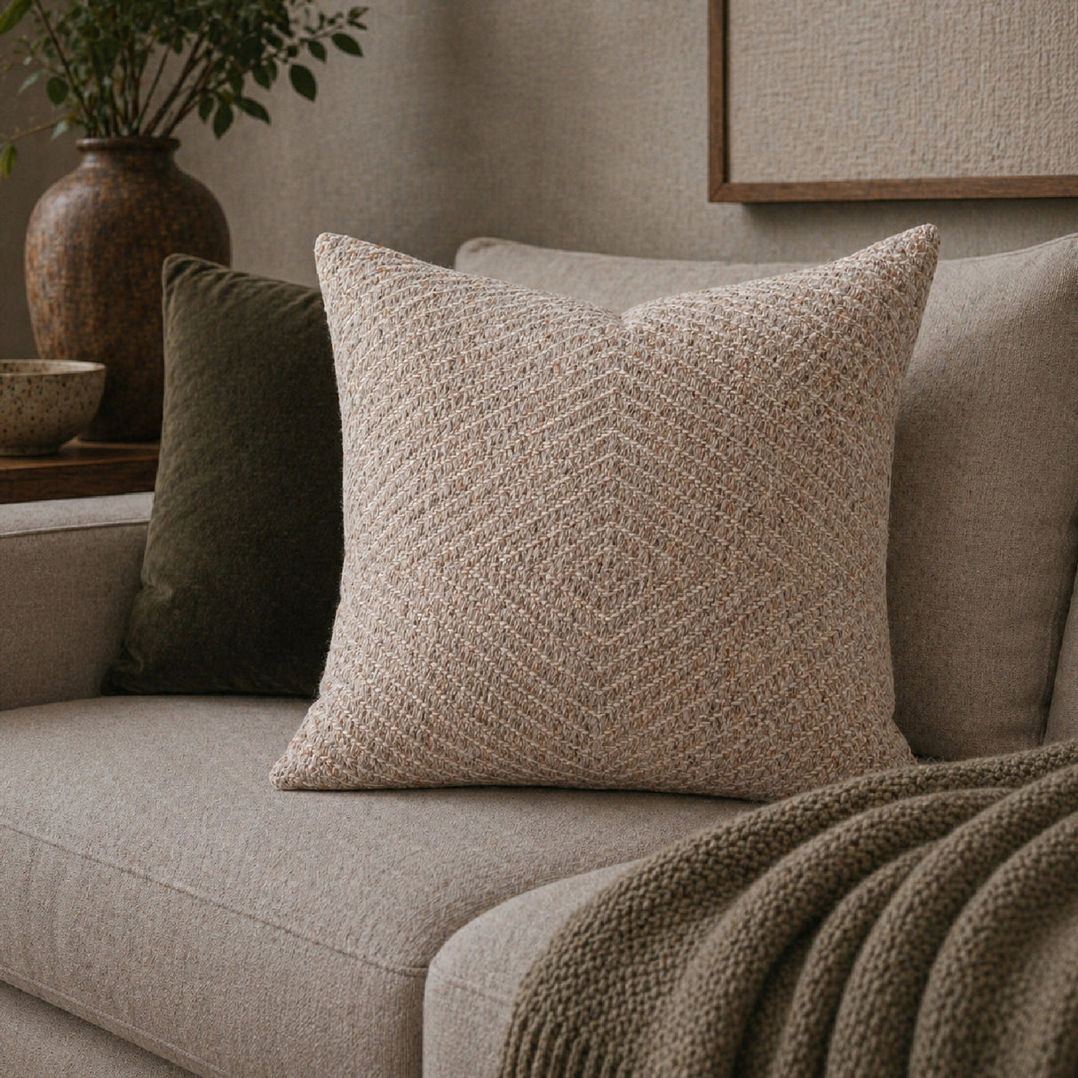 Modern European furniture - Woven Yarn Poly Insert Pillow - www.oroa.com | Oroa.com