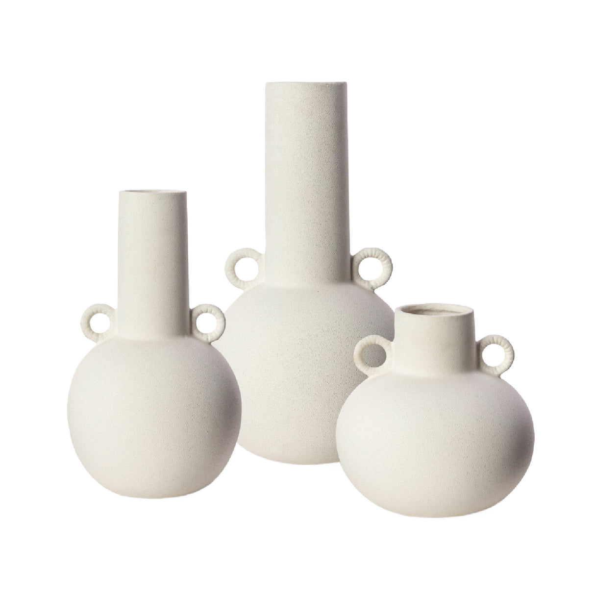 Modern European furniture - Long-Necked Ceramic Vases (3) - www.oroa.com | Oroa.com