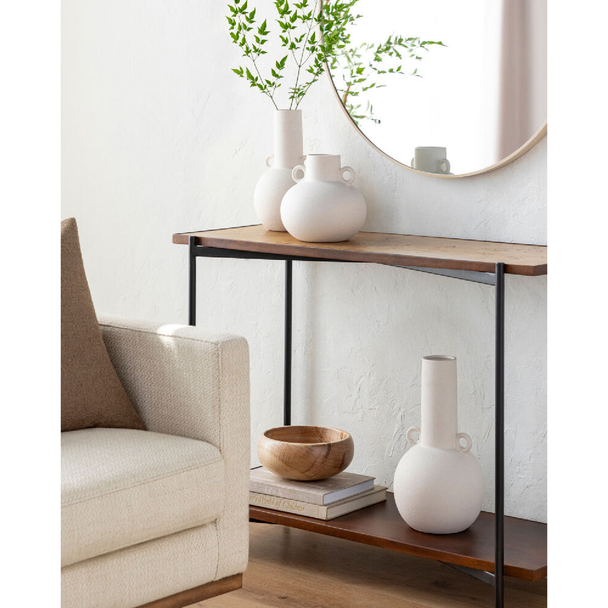 Modern European furniture - Long-Necked Ceramic Vases (3) - www.oroa.com | Oroa.com
