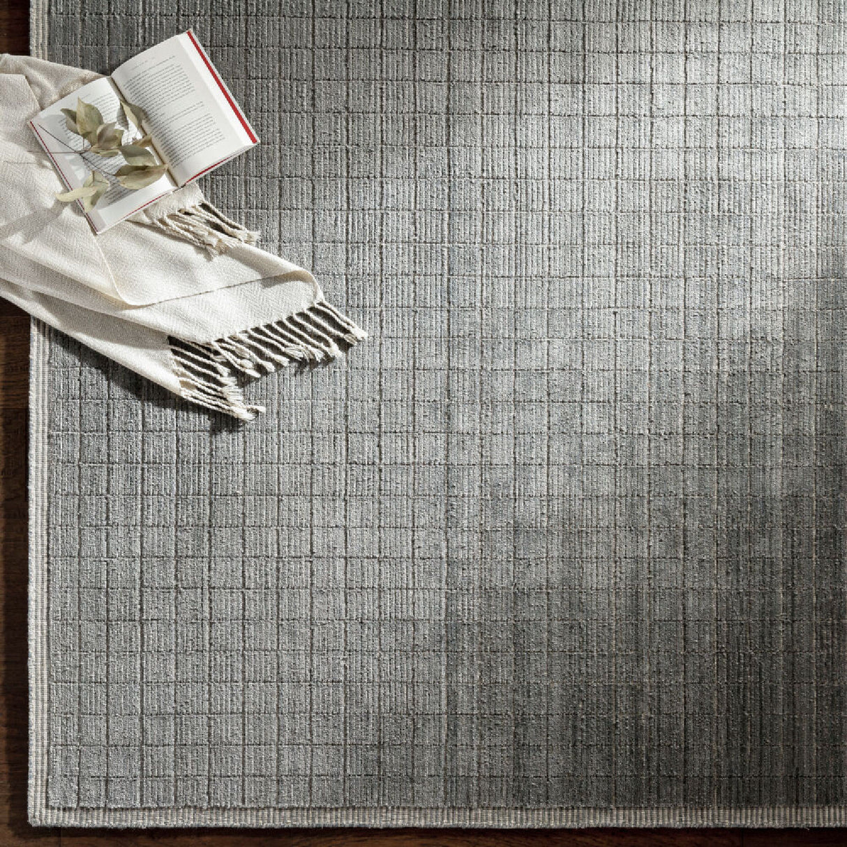 Modern furniture - Hand-Loomed Square Pattern Carpet - www.oroa.com | Oroa.com