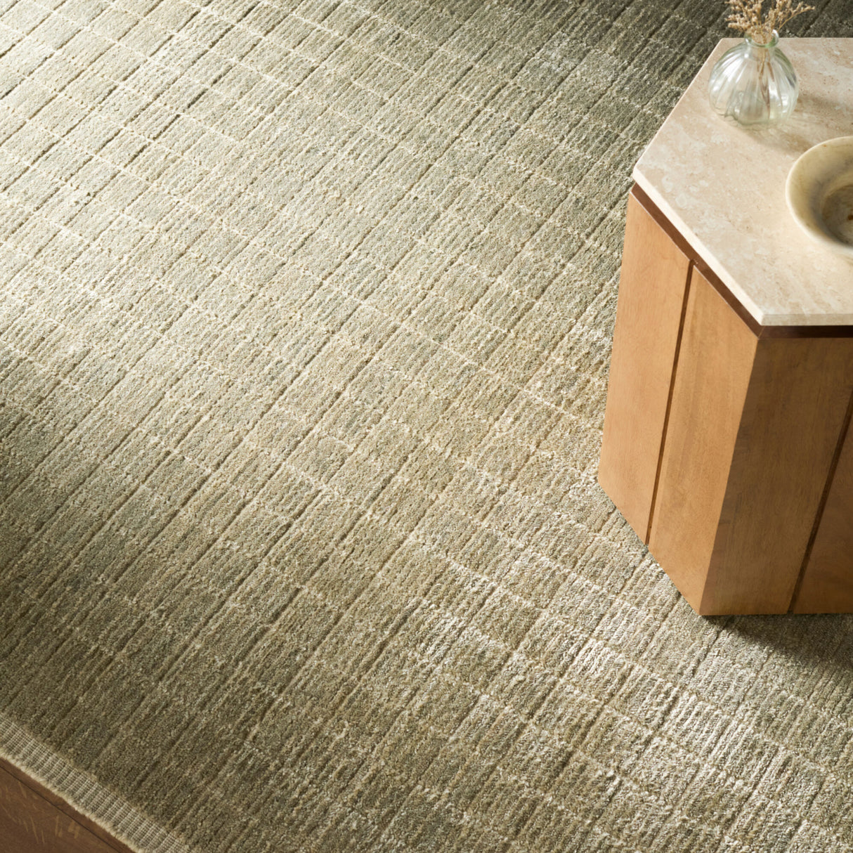 Modern furniture - Hand-Loomed Square Pattern Table Runner - www.oroa.com | Oroa.com