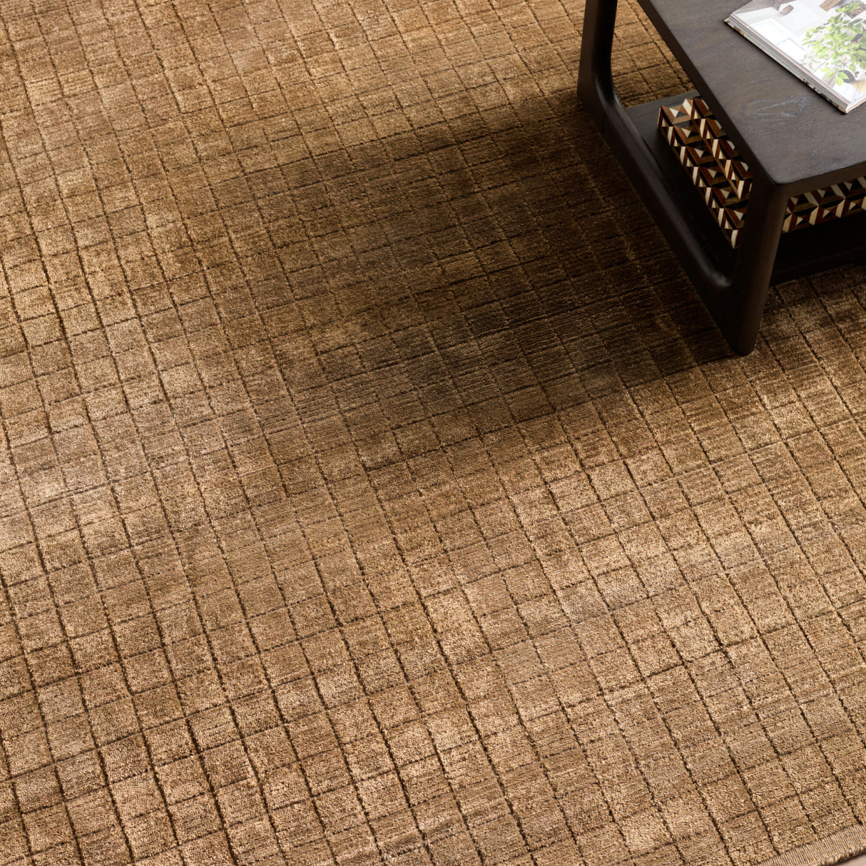 Modern furniture - Hand-Loomed Square Pattern Table Runner - www.oroa.com | Oroa.com