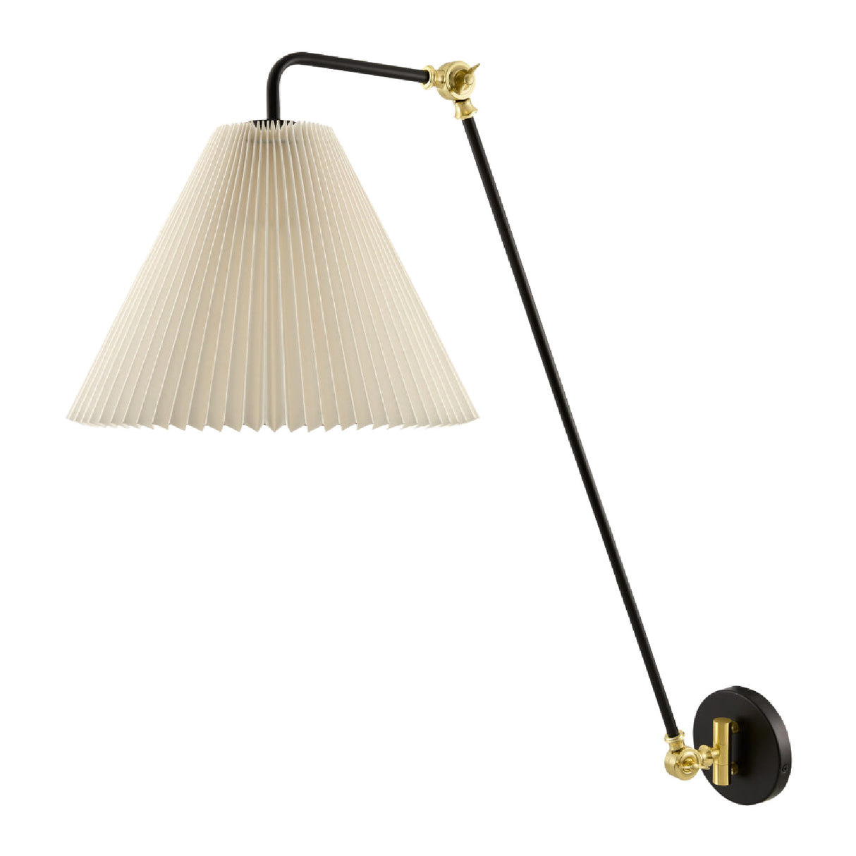 Modern European furniture - White Pleated Shade Wall Lamp - www.oroa.com | Oroa.com