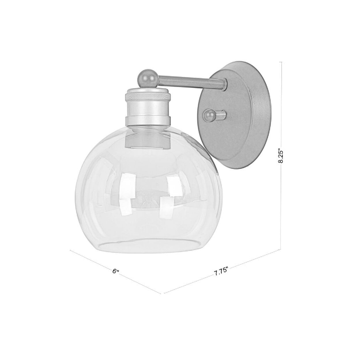 Modern European furniture - Round Champagne Glass Wall Lamp - www.oroa.com | Oroa.com