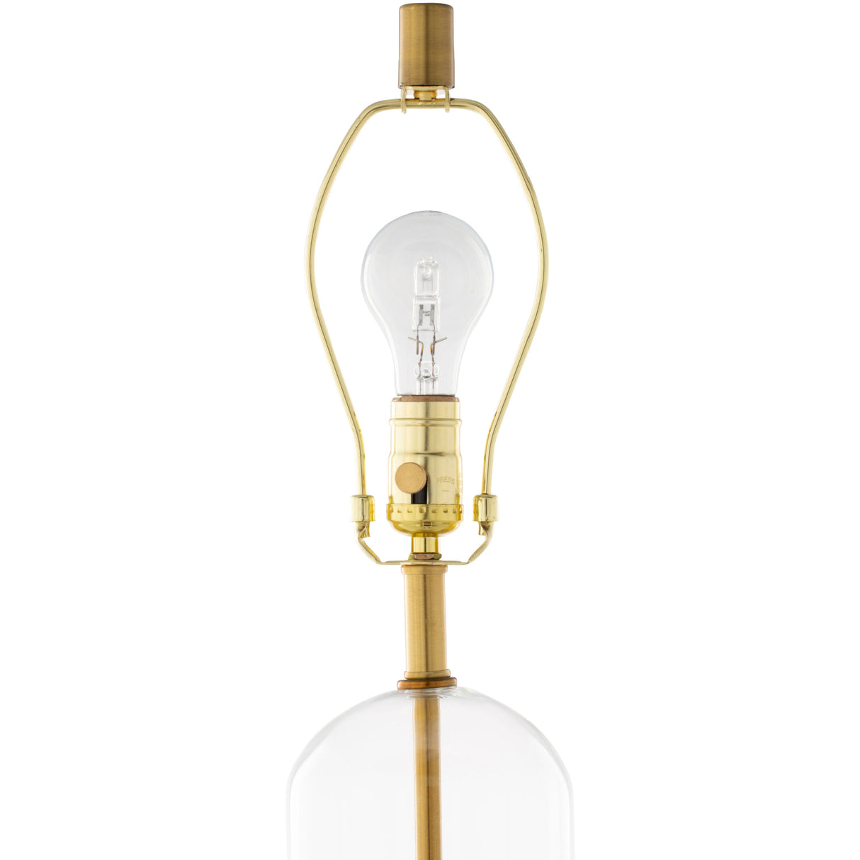 Modern European furniture - Clear Glass Body Table Lamp - www.oroa.com | Oroa.com