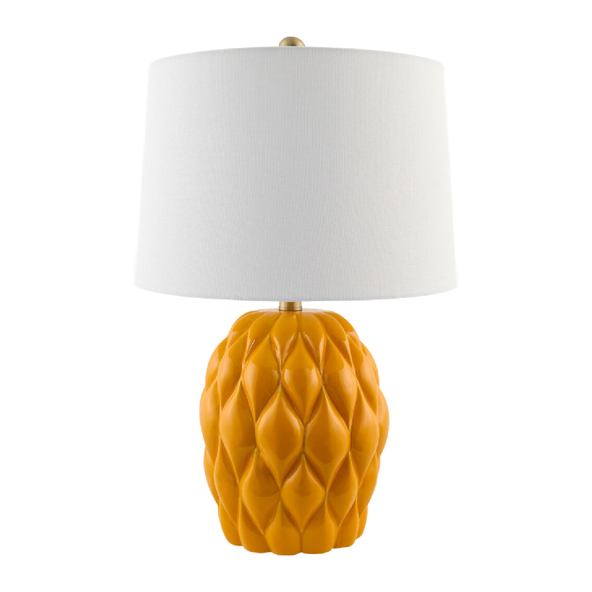 Modern European furniture - Reliefed Ceramic Accent Table Lamp - www.oroa.com | Oroa.com