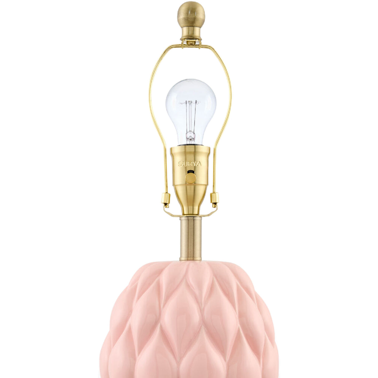 Modern European furniture - Reliefed Ceramic Accent Table Lamp - www.oroa.com | Oroa.com