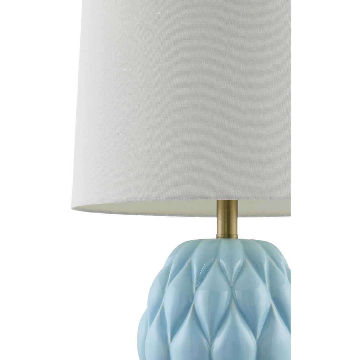 Modern European furniture - Reliefed Ceramic Accent Table Lamp - www.oroa.com | Oroa.com