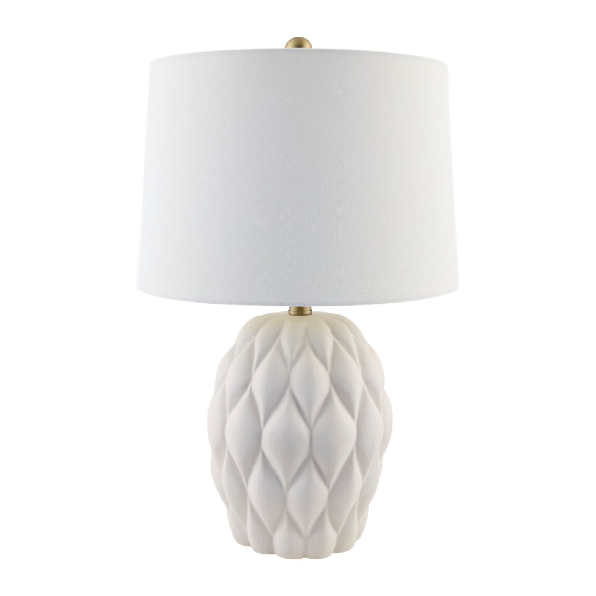 Modern European furniture - Reliefed Ceramic Accent Table Lamp - www.oroa.com | Oroa.com