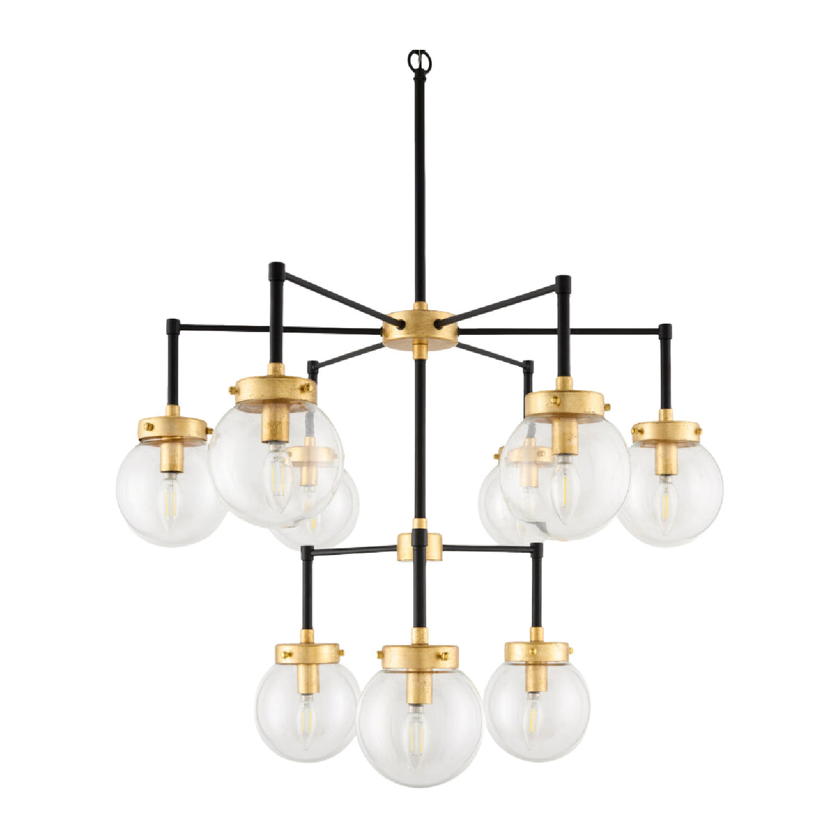 Modern European furniture - 9-Light Clear Glass Chandelier - www.oroa.com | Oroa.com