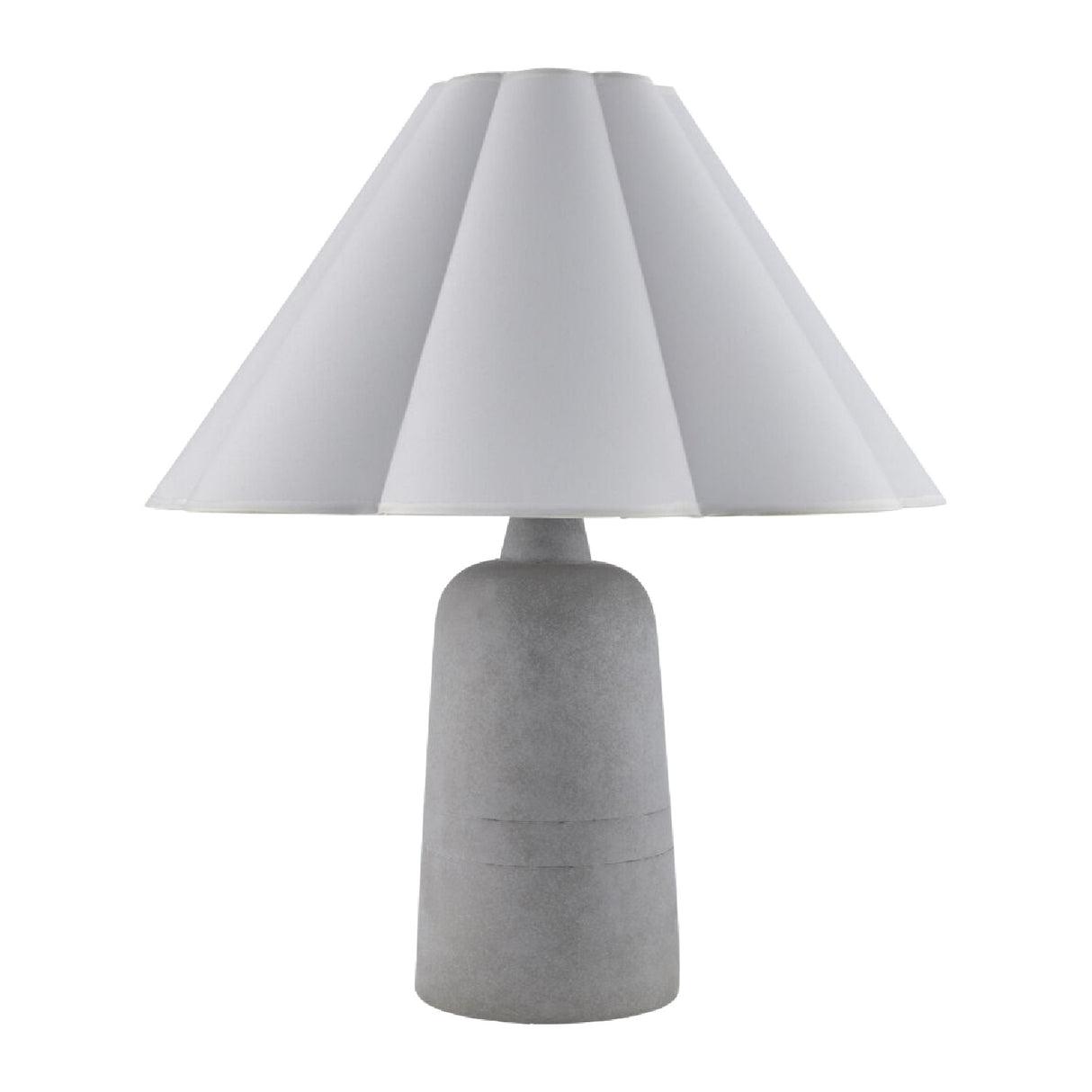 Modern European furniture - White Cotton Concrete Table Lamp - www.oroa.com | Oroa.com