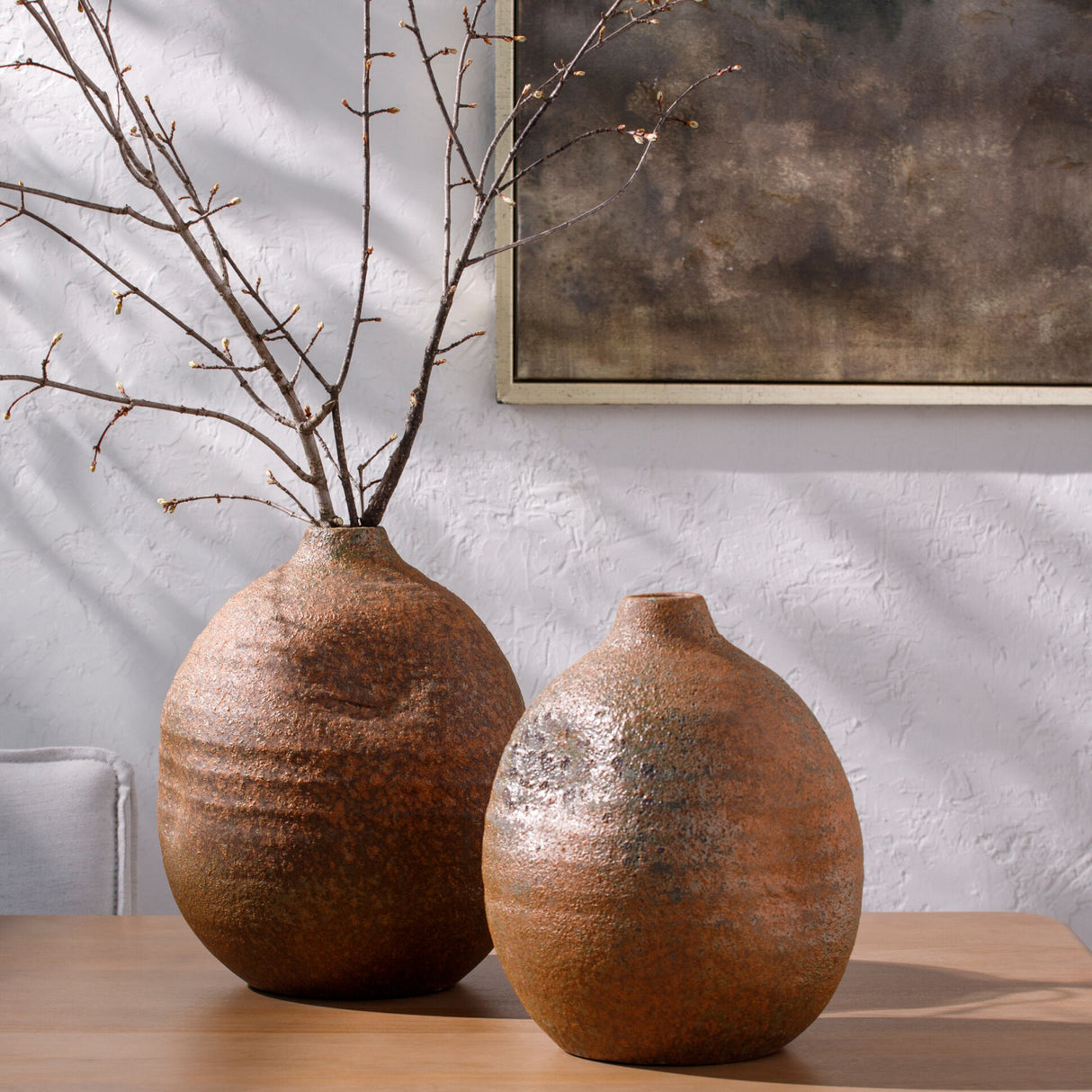 Modern European furniture - Rustic Ceramic Vase - www.oroa.com | Oroa.com