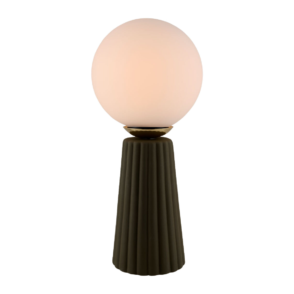 Modern European furniture - Fluted Ceramic Glass Table Lamp - www.oroa.com | Oroa.com