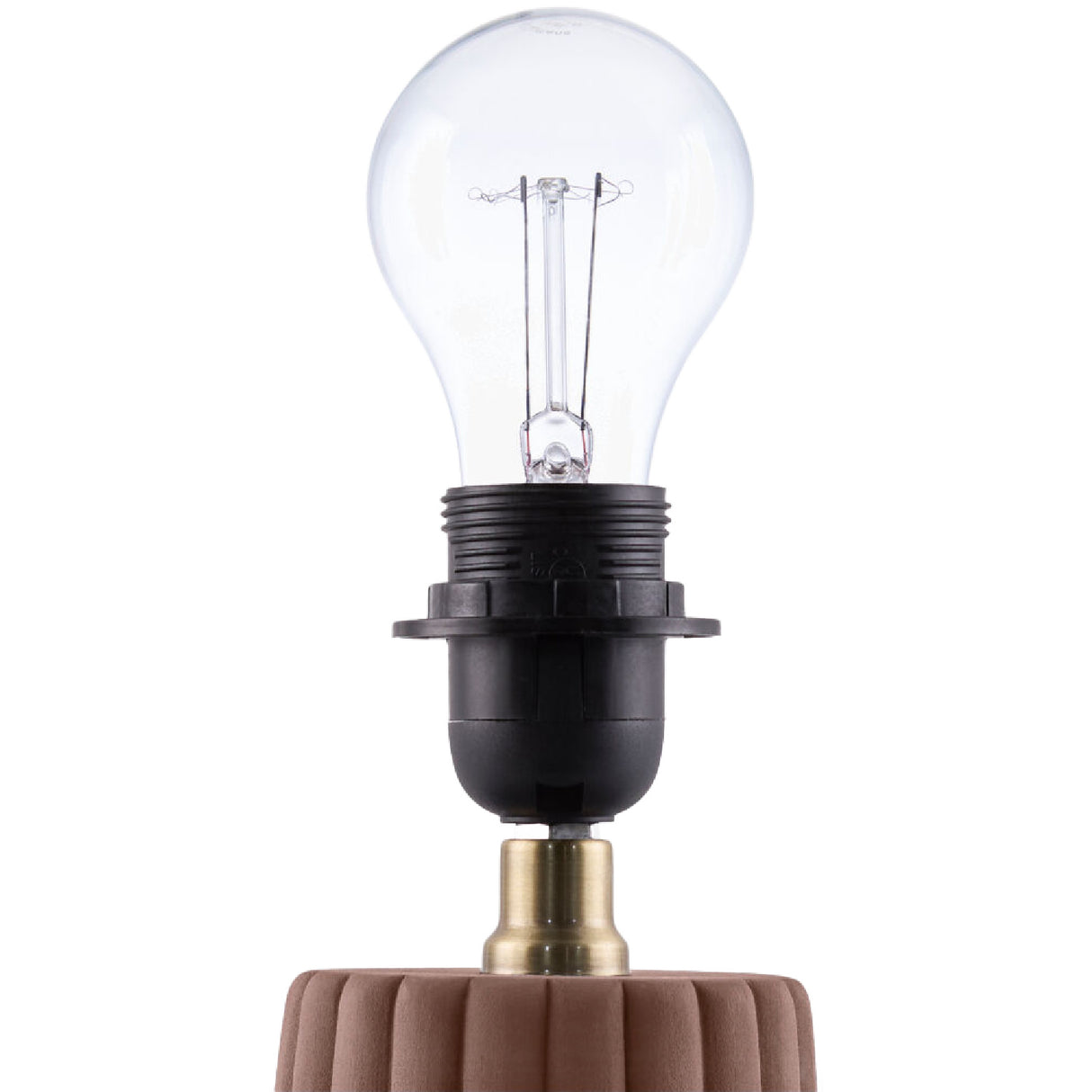 Modern European furniture - Fluted Ceramic Linen Table Lamp - www.oroa.com | Oroa.com