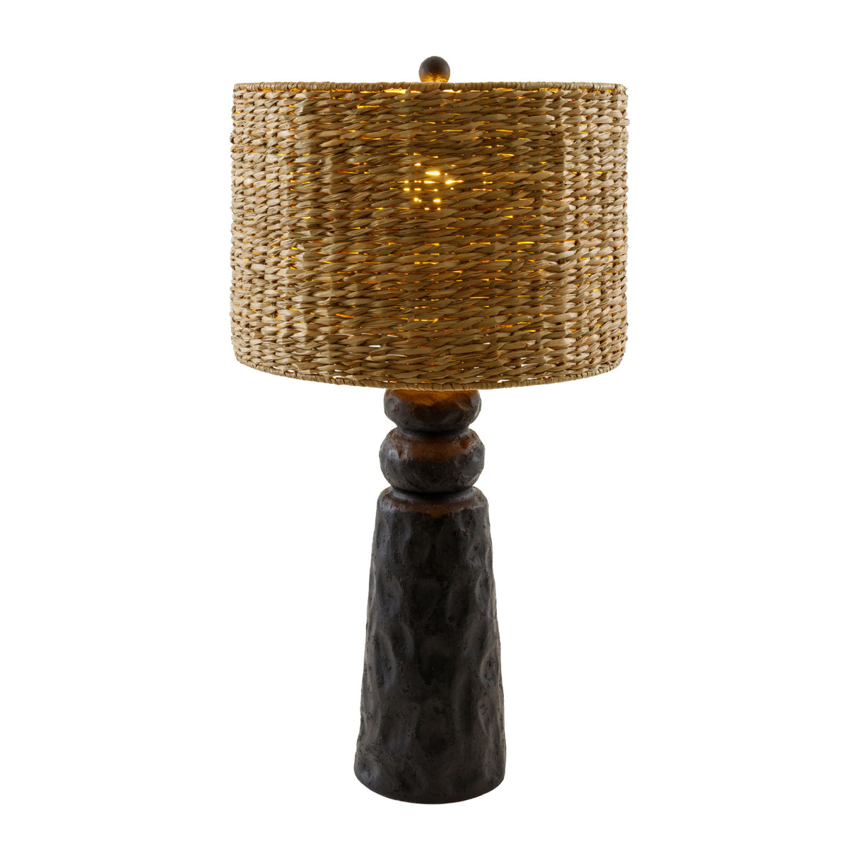 Modern European furniture - Woven Seagrass Accent Table Lamp - www.oroa.com | Oroa.com
