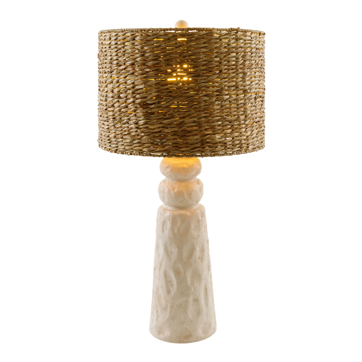 Modern European furniture - Woven Seagrass Accent Table Lamp - www.oroa.com | Oroa.com
