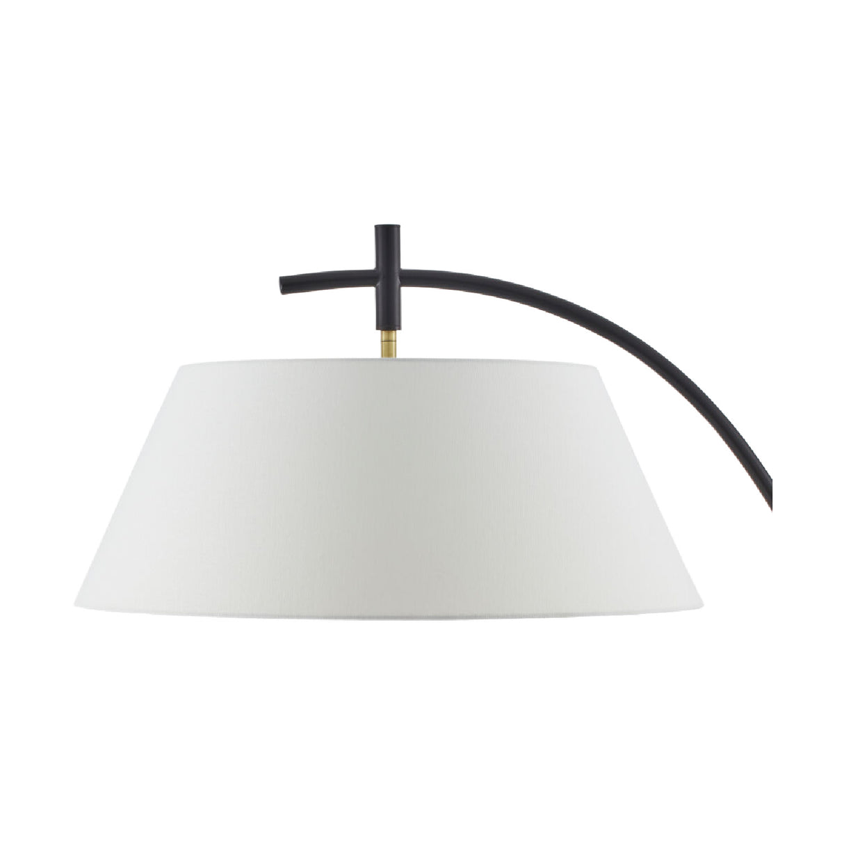 Modern European furniture - White Linen Tilted Floor Lamp - www.oroa.com | Oroa.com
