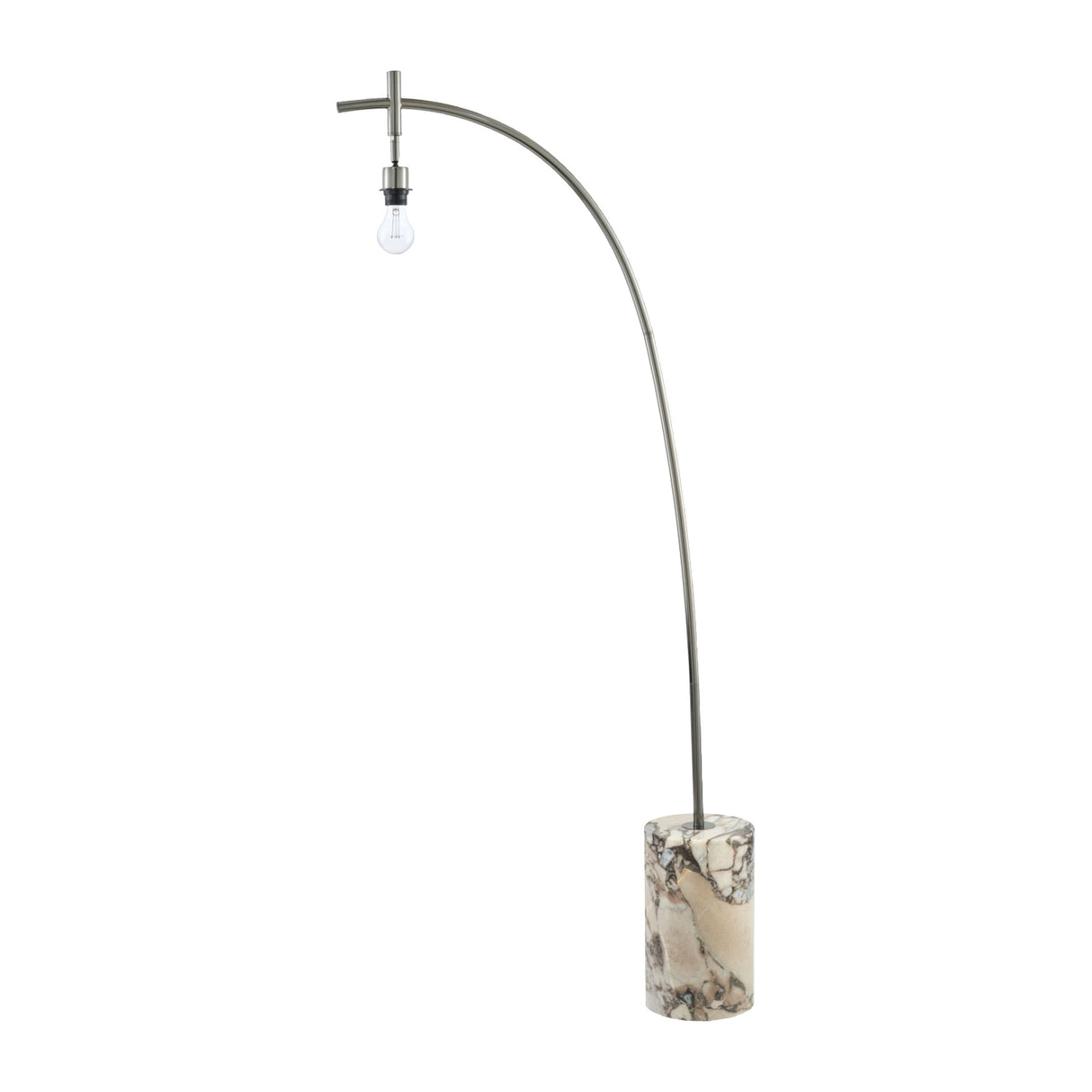 Modern European furniture - Linen Shade Sloped Floor Lamp - www.oroa.com | Oroa.com