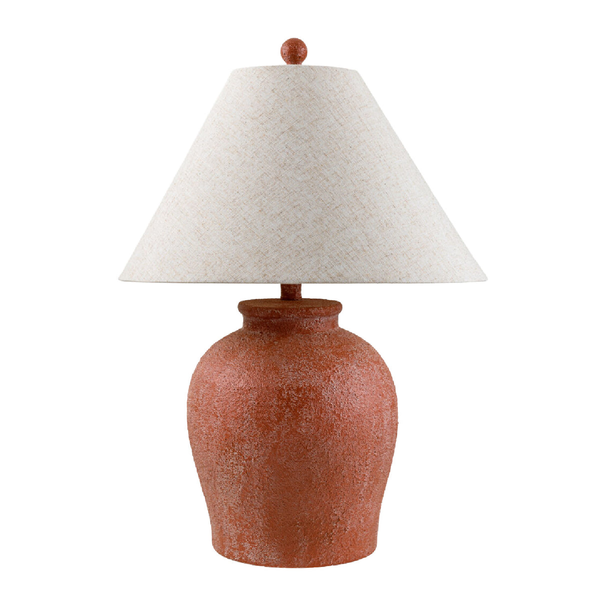 Modern European furniture - Red Ceramic Accent Table Lamp - www.oroa.com | Oroa.com