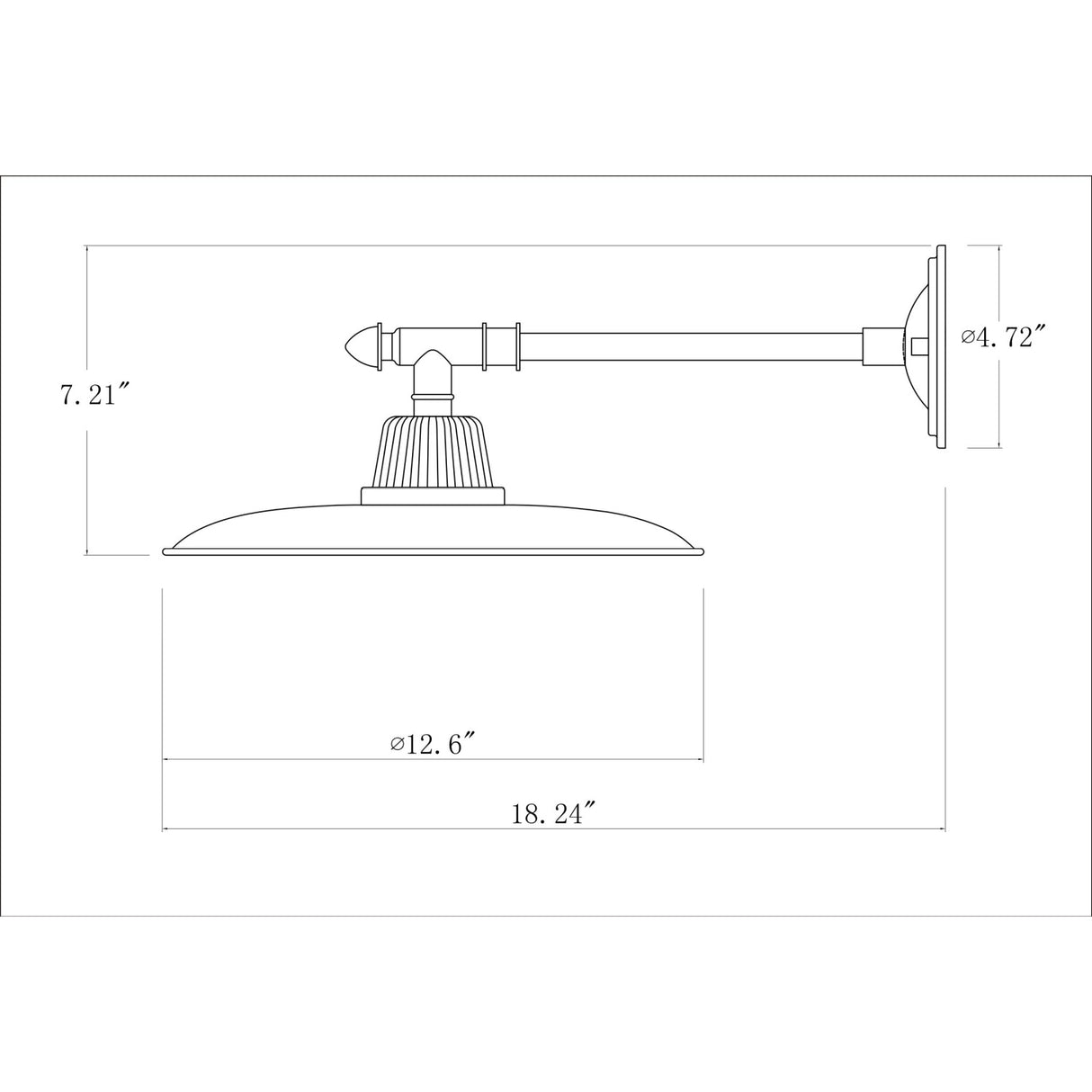 Modern European furniture - Metal Plate Shade Wall Lamps (2) - www.oroa.com | Oroa.com