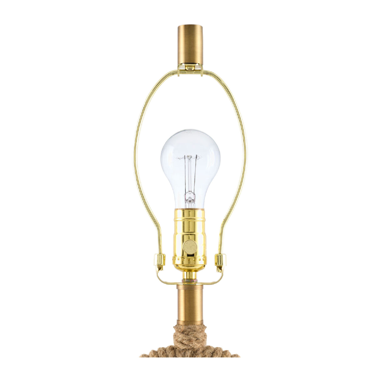 Modern European furniture - Natural Hemp Wrapped Table Lamp - www.oroa.com | Oroa.com