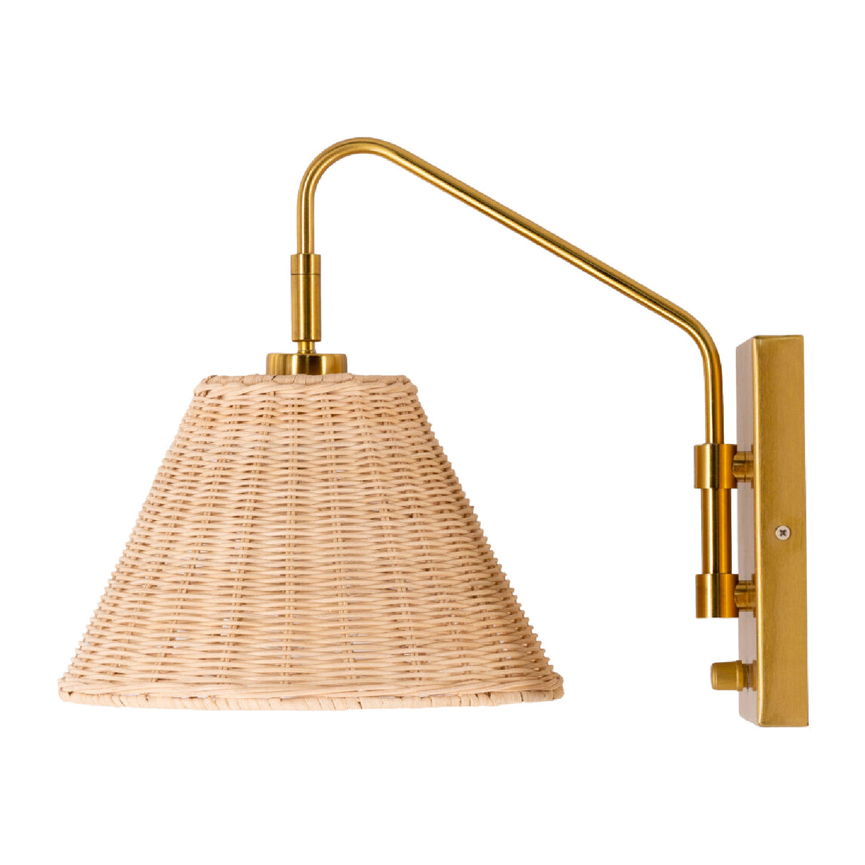 Modern European furniture - Natural Rattan Wall Lamp - www.oroa.com | Oroa.com