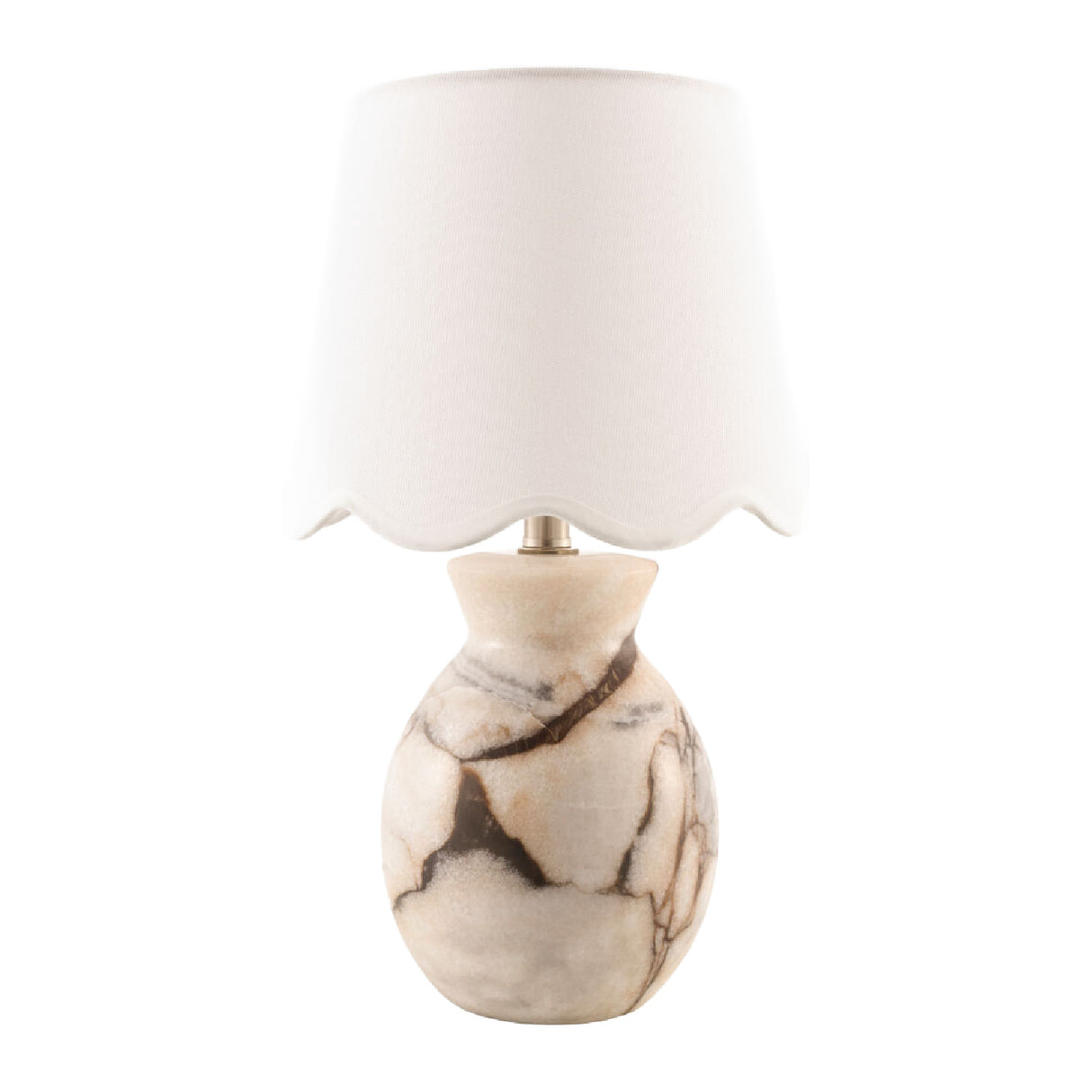 Modern European furniture - Natural Brown Marble Table Lamp - www.oroa.com | Oroa.com
