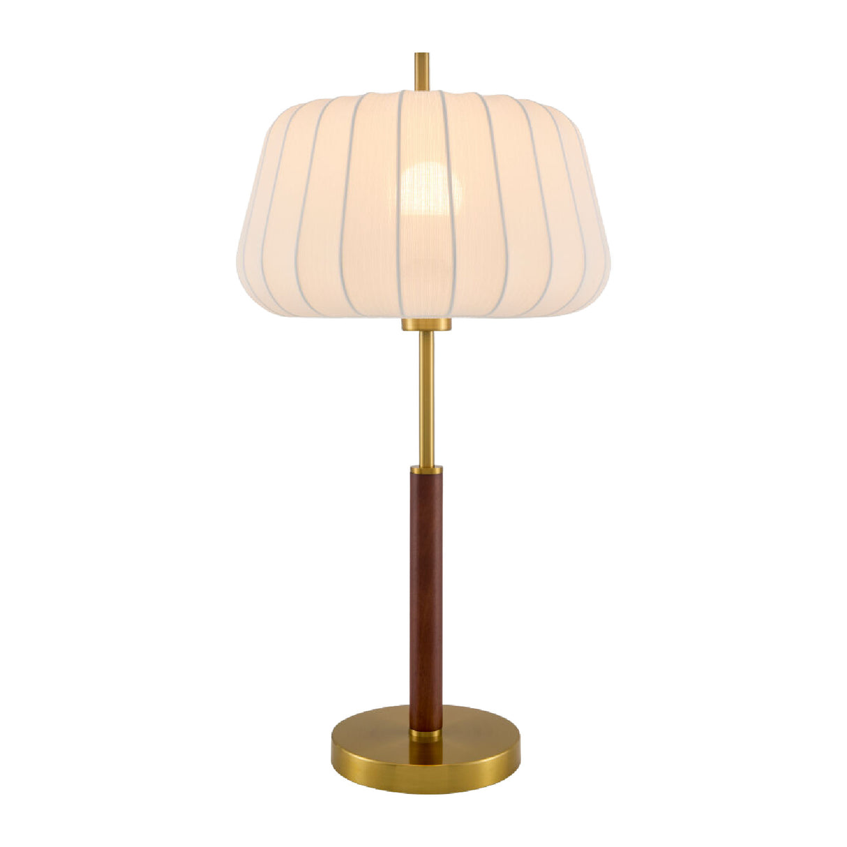 Modern European furniture - White Cotton Accent Table Lamp - www.oroa.com | Oroa.com