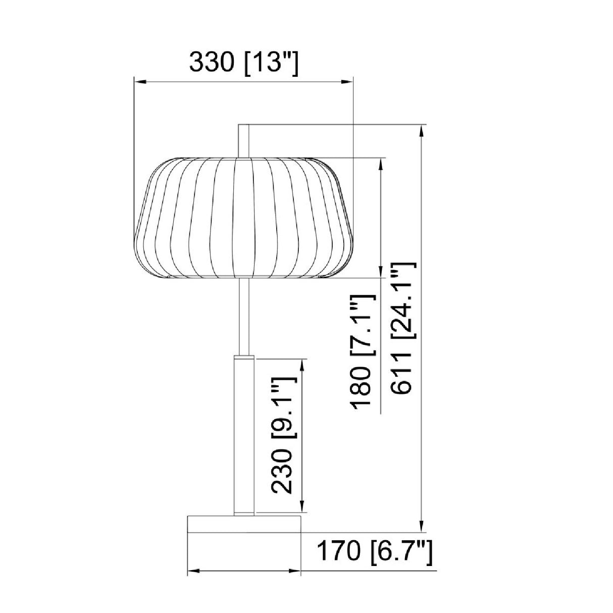 Modern European furniture - White Cotton Accent Table Lamp - www.oroa.com | Oroa.com