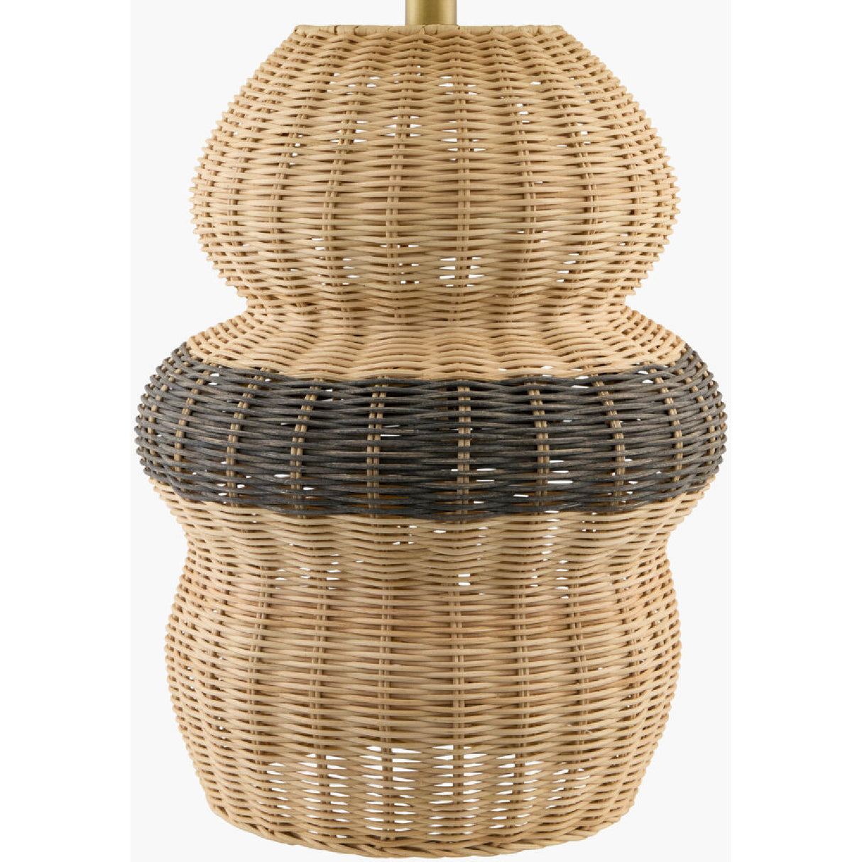 Modern European furniture - Wavy Rattan Base Table Lamp - www.oroa.com | Oroa.com
