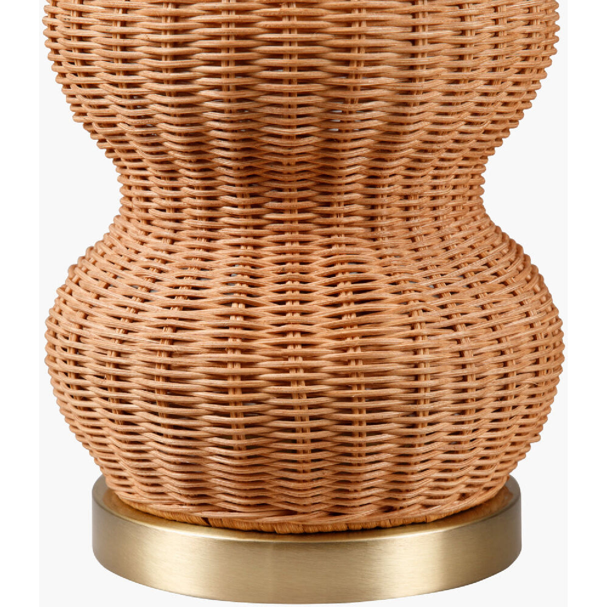 Modern European furniture - Wavy Rattan Linen Table Lamp - www.oroa.com | Oroa.com