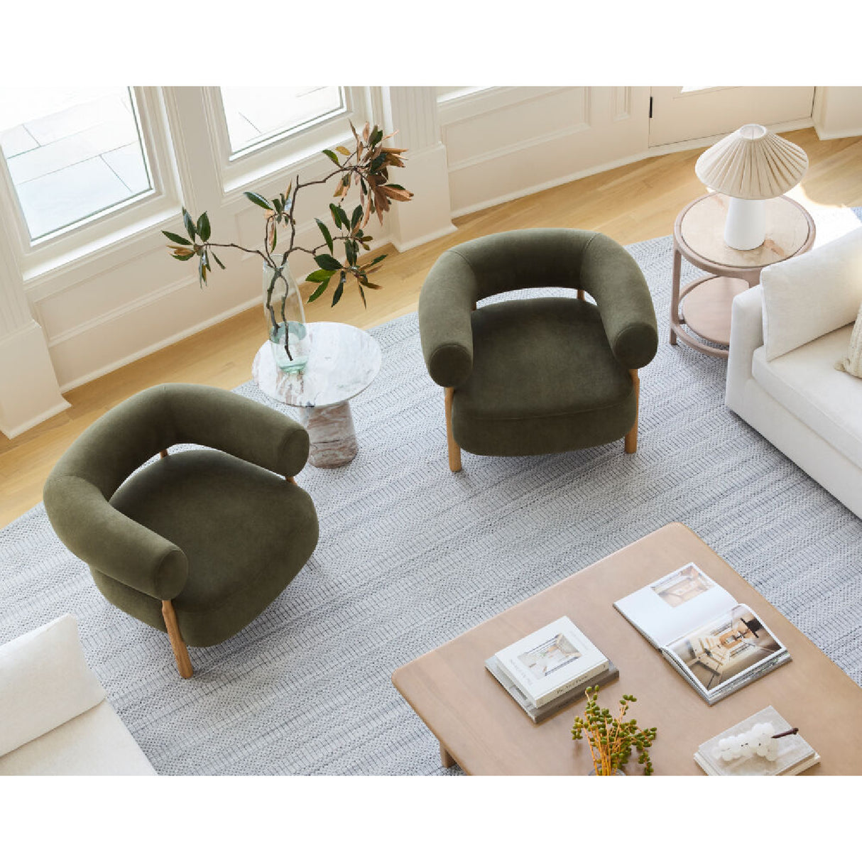 Modern European furniture - White Minimalist Accent Table Lamp - www.oroa.com | Oroa.com